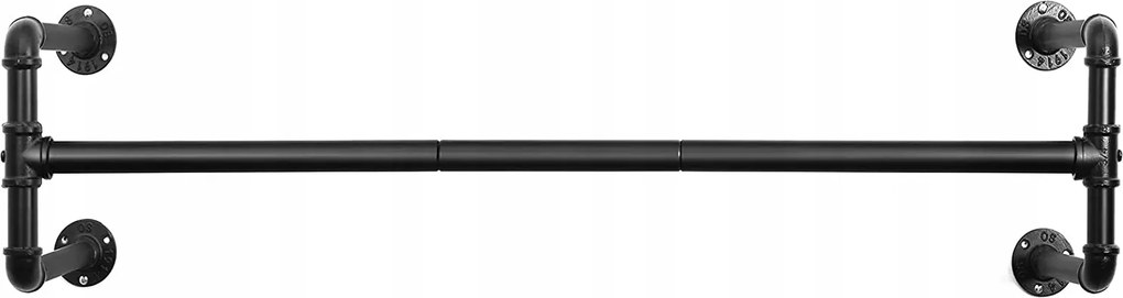 Akasztós fogas fém Songmics fekete otthoni ruhaajtóhoz