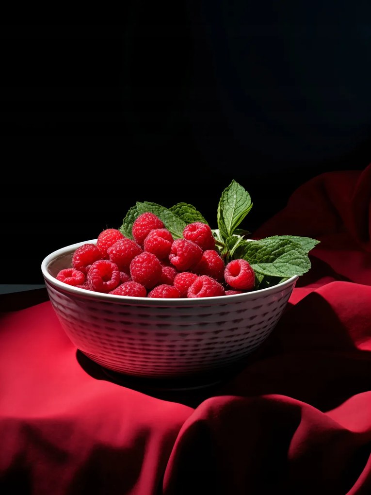 Poszter 75x100cm Málnás tál