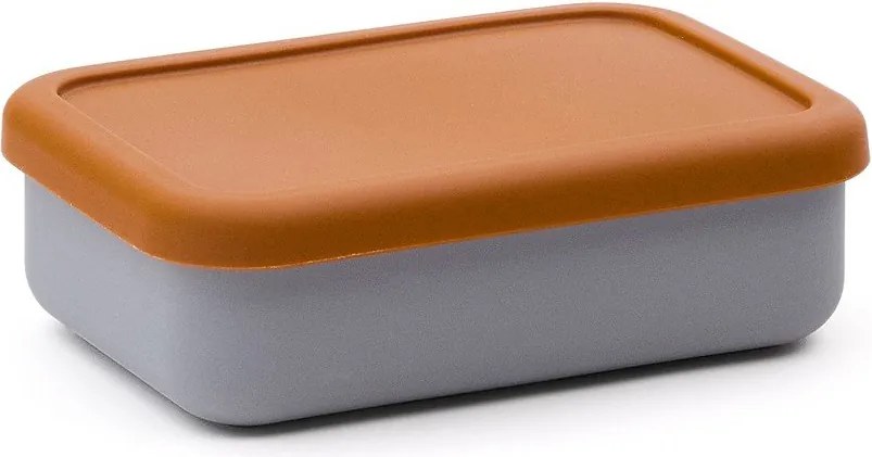 Kék-narancssárga szilikon gyerek uzsonnás doboz Lili – Kave Home