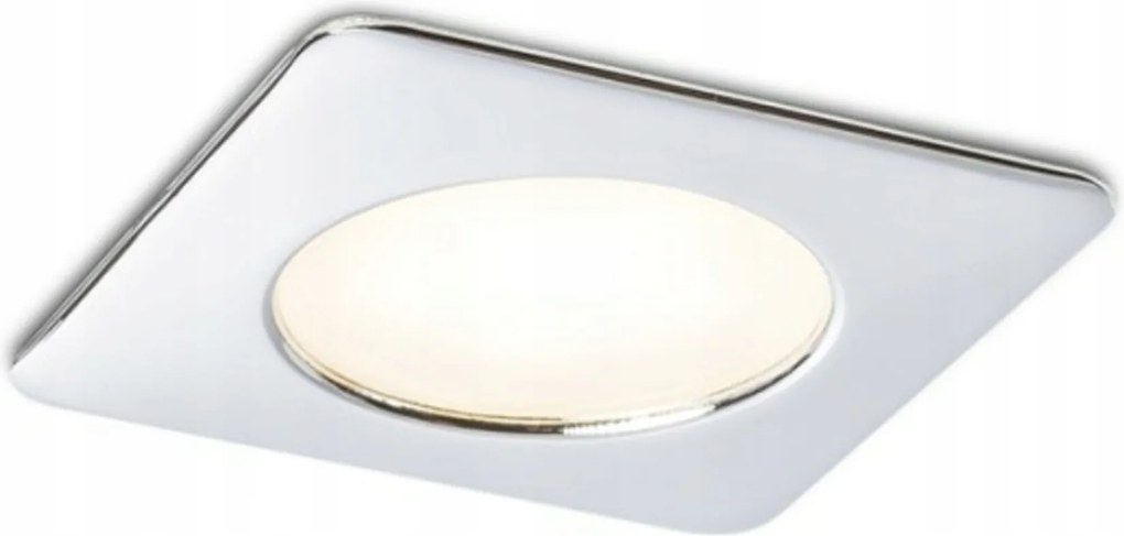 Rendl Inez Sq króm Led süllyesztett lámpa 3W 12V IP44 3000K 63x63 mm