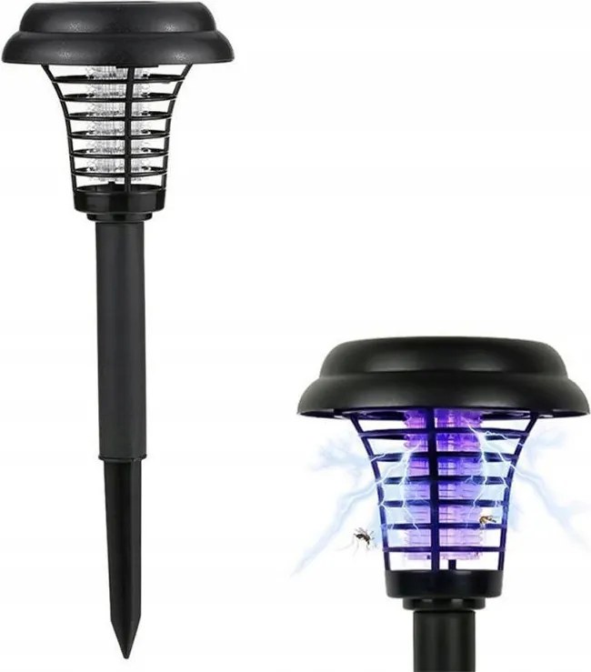 Rovarölő Napelemes Lámpa 2in1 Szúnyogok Legyek Dekoratív Uv NoBzzz