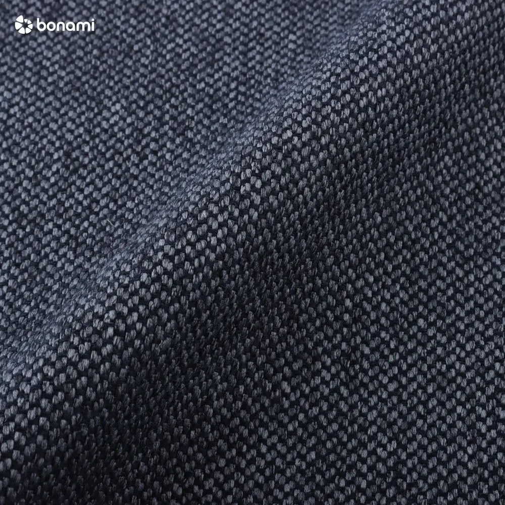 Sötétkék kárpitozott franciaágy tárolóhellyel, ágyráccsal 180x200 cm Arendal – Cosmopolitan Design