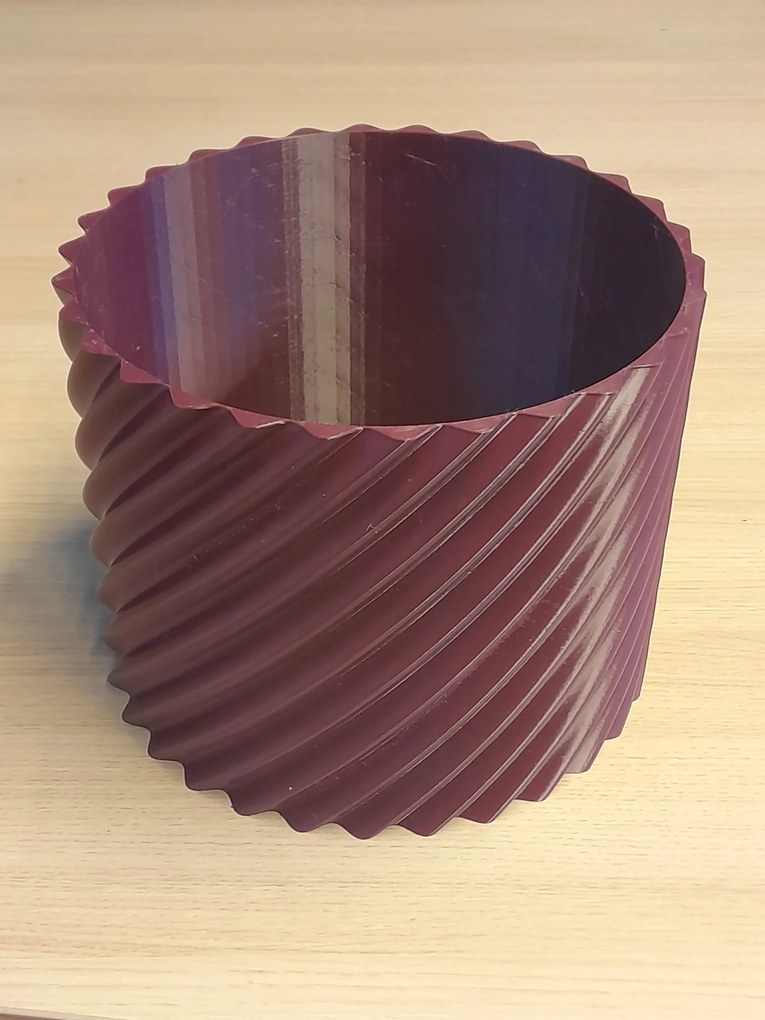 Spiral virágtartó 25, lila