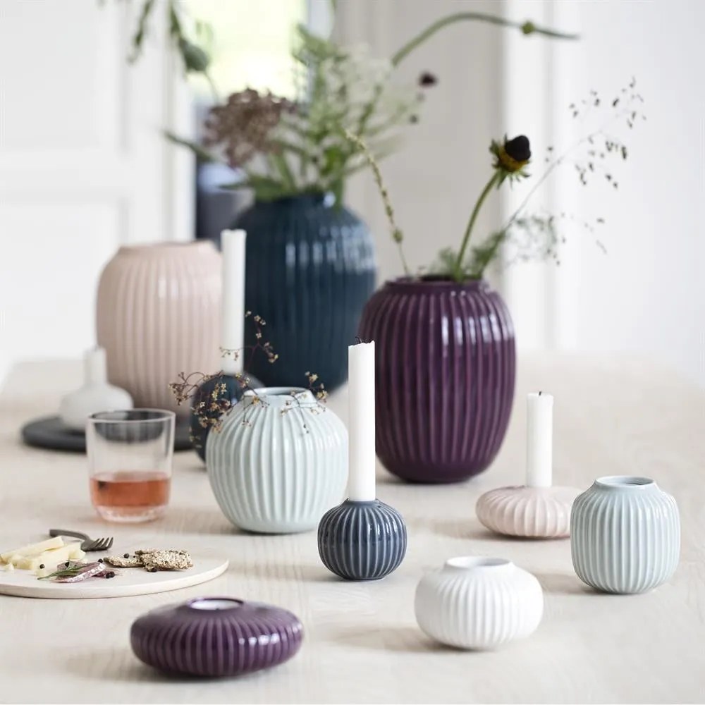 Hammershoi fehér porcelán mécsestartó, ⌀ 10 cm - Kähler Design