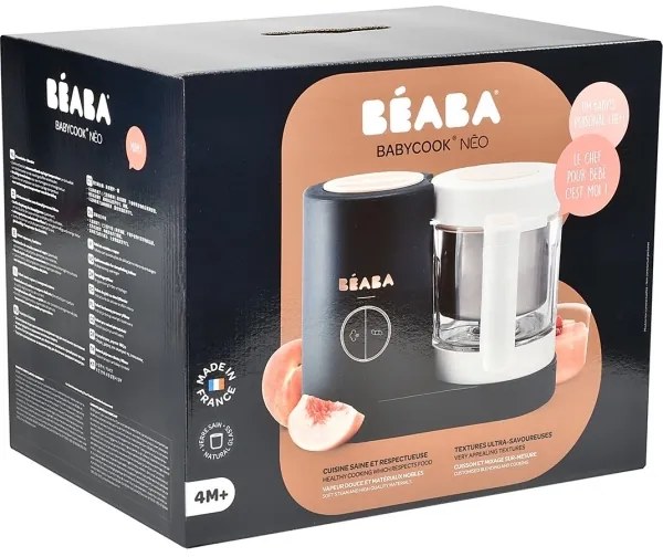 Beaba - 2 az 1-ben BABYCOOK NEO gőzölő kék/fehér