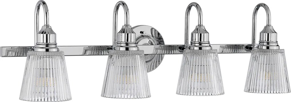 Quintiesse modern fürdőszobai lámpa addison csiszolt króm elsqn-addison4-bath IP44