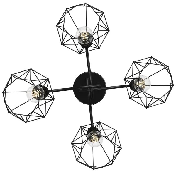 Felületre szerelhető csillár BERGEN 4xE27/60W/230V