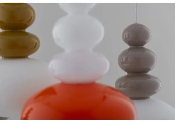 Argon 8822 - Csillár zsinóron DIEGO 1xGU10/5W/230V fehér/narancs