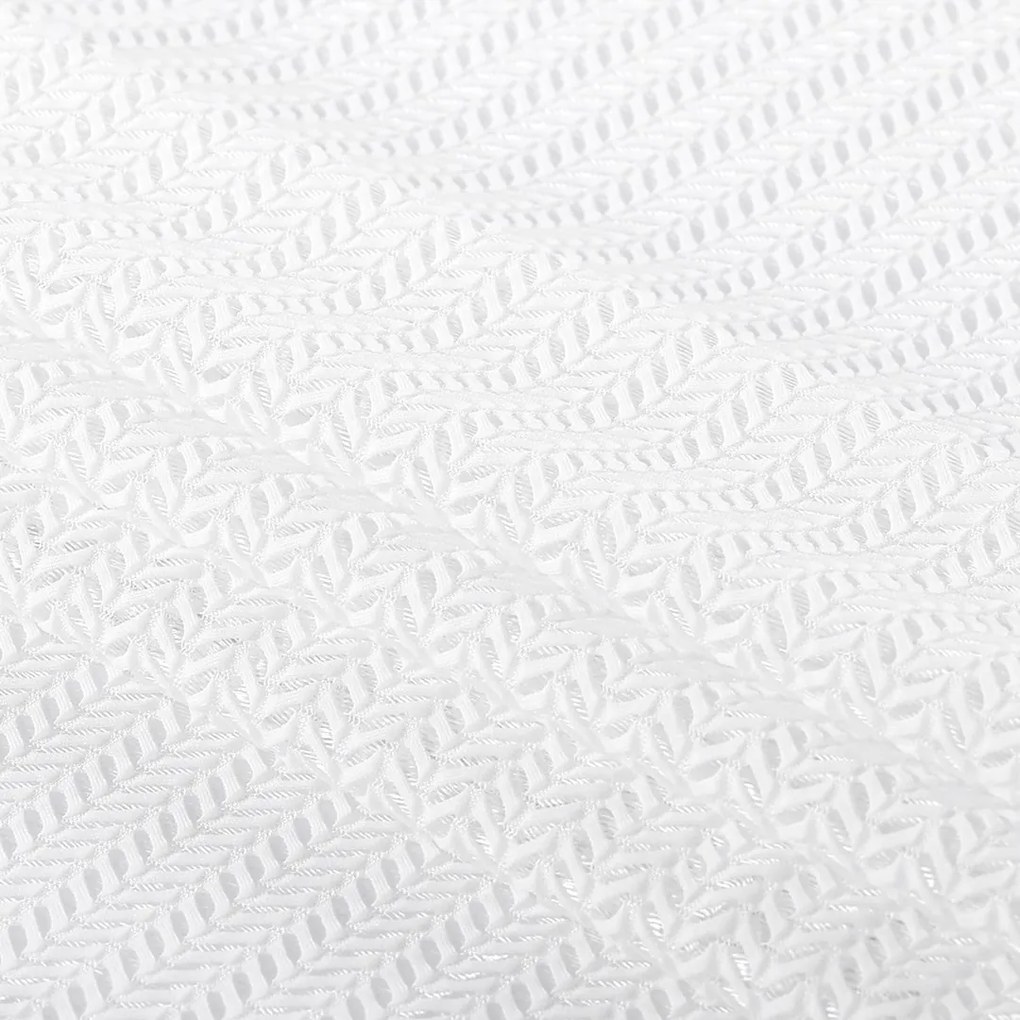 OLVA fehér függöny tört mintával 140x250 cm