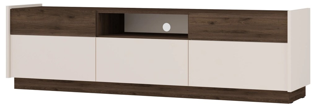 TV asztal/szekrény Kabal II (bézs + sötét dió). 1097574