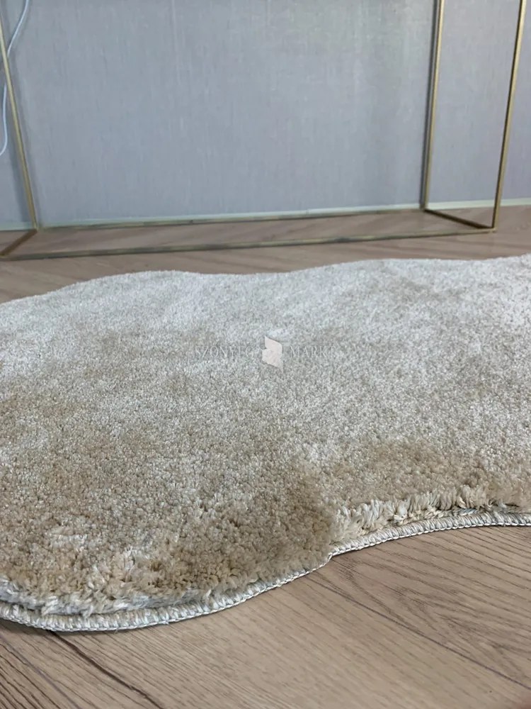 Vajpuha ovális shaggy sebano Bézs (Beige) 80x150