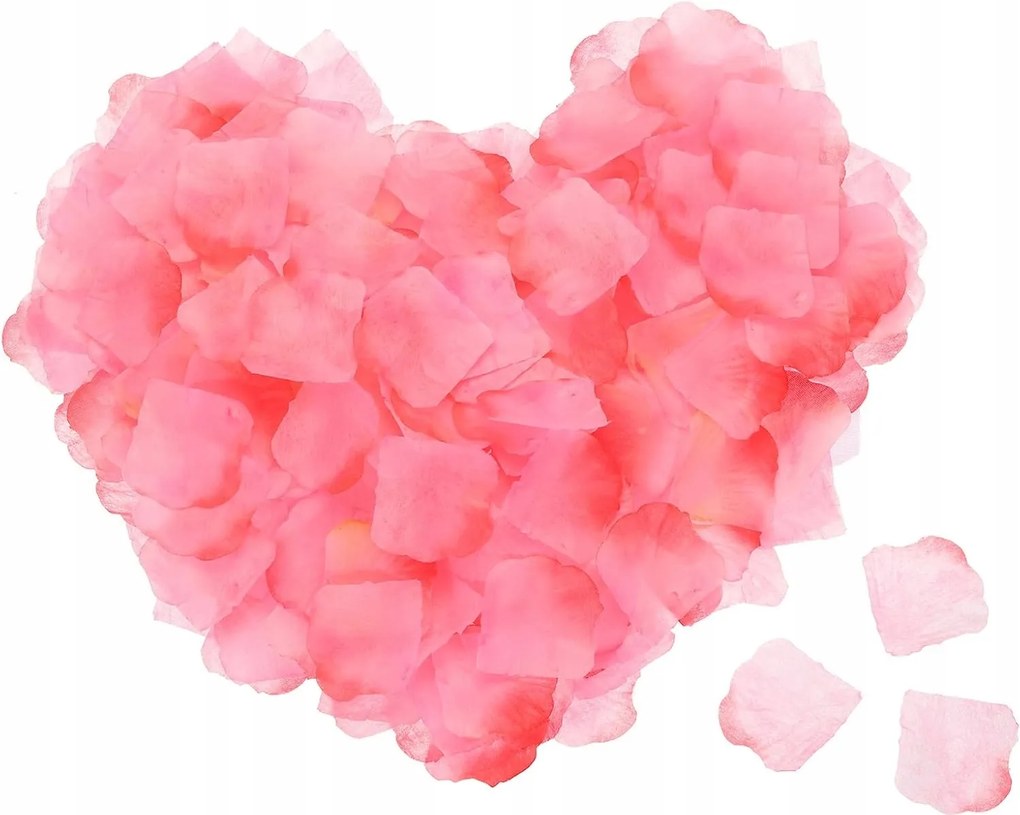 Rózsaszirmok Mesterséges selyem Művirágok 5x5cm Rózsaszín 3200db