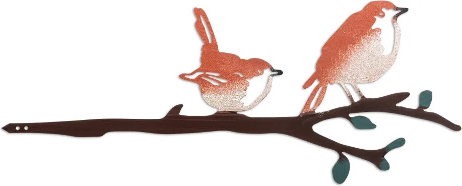 Bird fém kerti dísztárgy, 22×55 cm