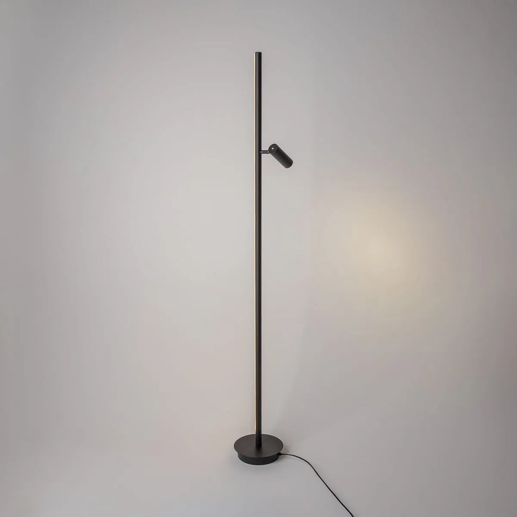 Maytoni modern állólámpa thin fekete mymod395fl-l28b3k