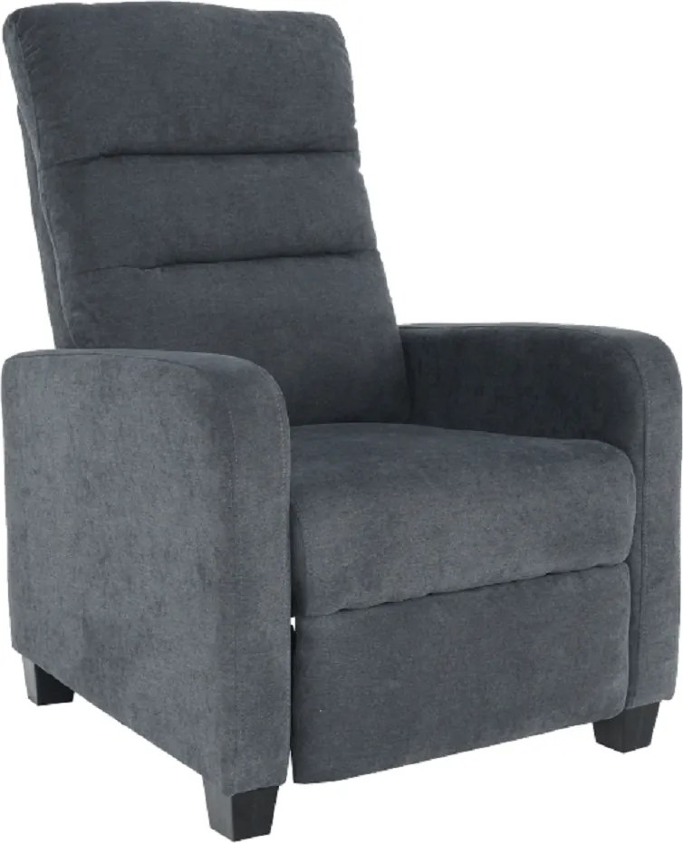 Relaxáló fotel, szürke, TURNER