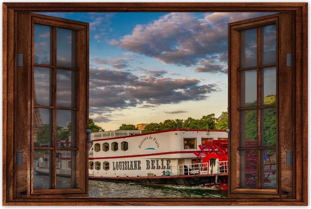 Poszterek 90x60 Eiffel-torony Paris France