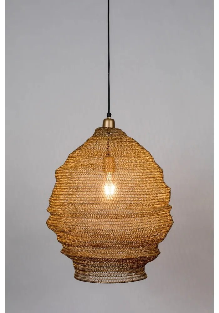 Lena aranyszínű függőlámpa, ø 48 cm - White Label