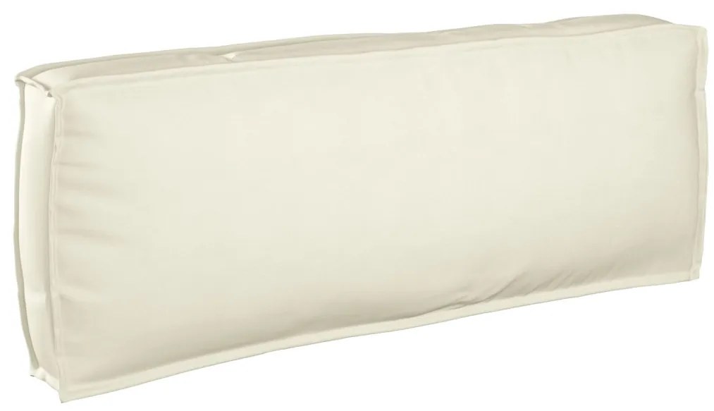 Raklap párna háttámlához Krém 120 x 40 x 12 cm Oxford szövet