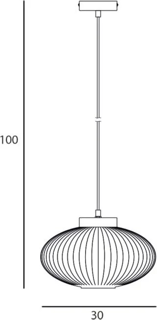 Függeszték Arany Groste ITALUX-PND-52376-1-GD