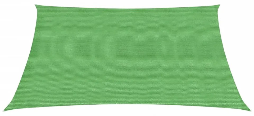 világoszöld HDPE napvitorla 160 g/m² 2,5 x 2,5 m