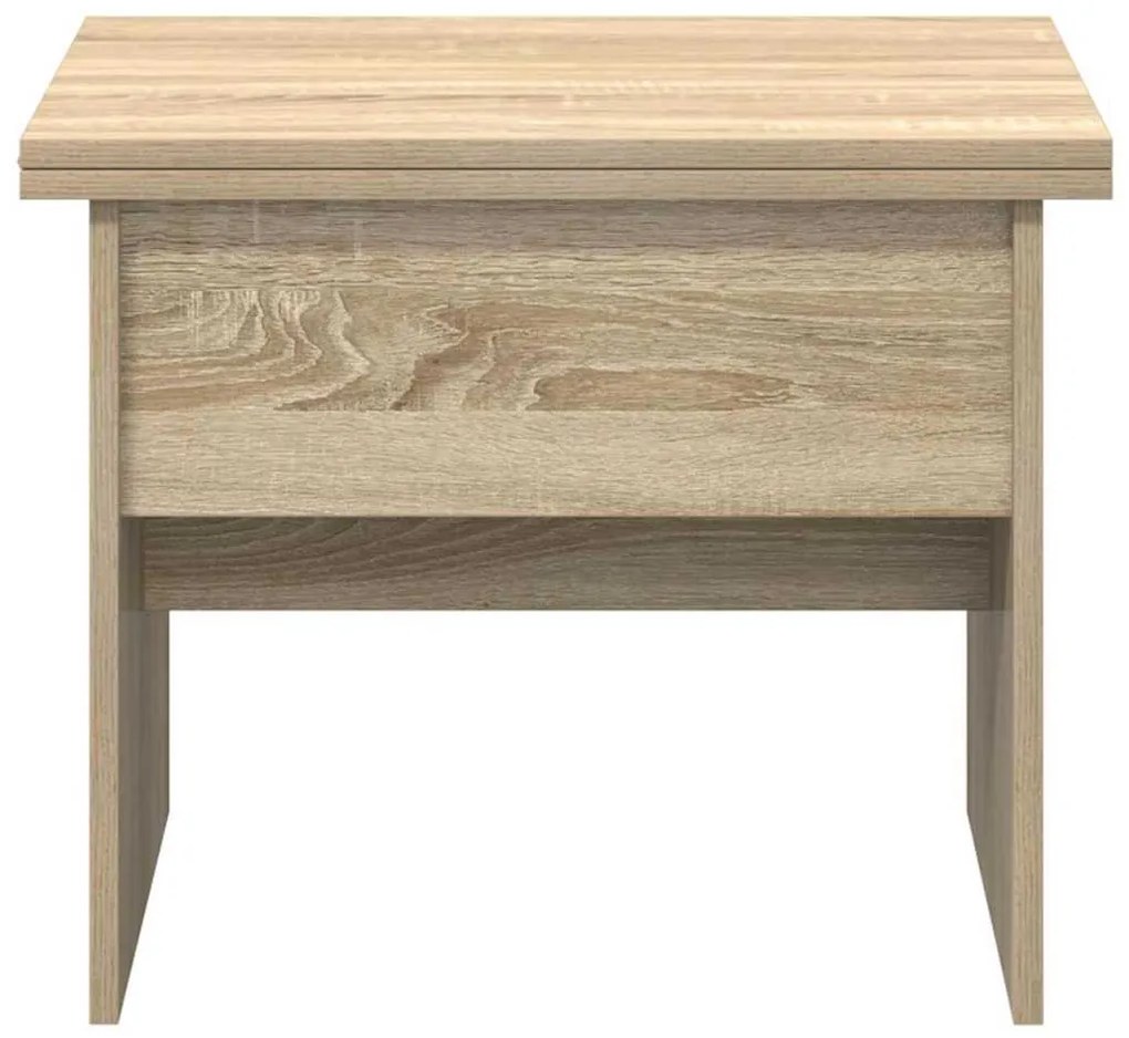 vidaXL Dohányzóasztal Sonoma tölgy 55 x 54,5 x 45 cm Faanyag