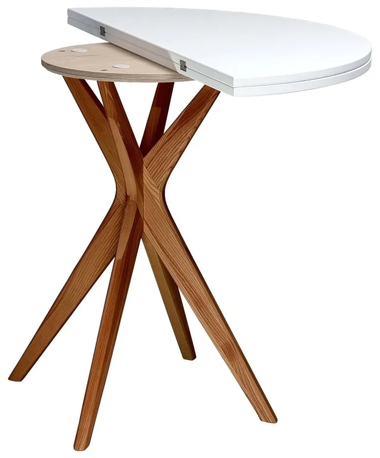 Kerek bővíthető étkezőasztal 45x90 cm Jubi – Ragaba