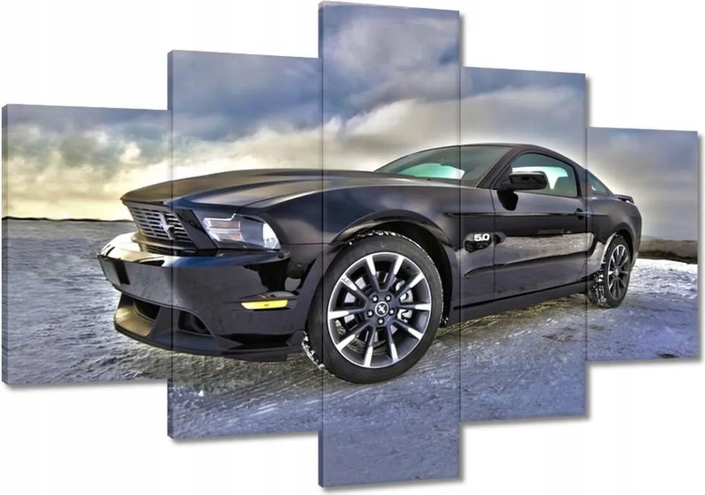 Képek 120x80 Ford Mustang a hóban Autó Klasszikus Made in Usa