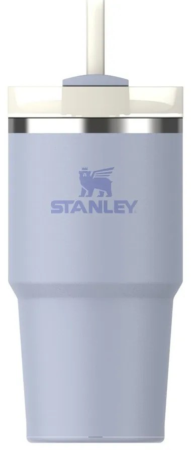Lila rozsdamentes acél termosz szívószállal 600 ml Quencher H2.0 FlowState Tumbler Dew Drop – Stanley