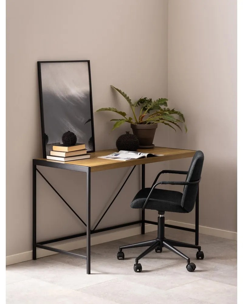 Íróasztal tölgyfa dekorral 60x120 cm Bahamas – Actona