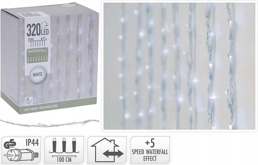 Home jégcsap fényfüggöny 301 500 lámpa