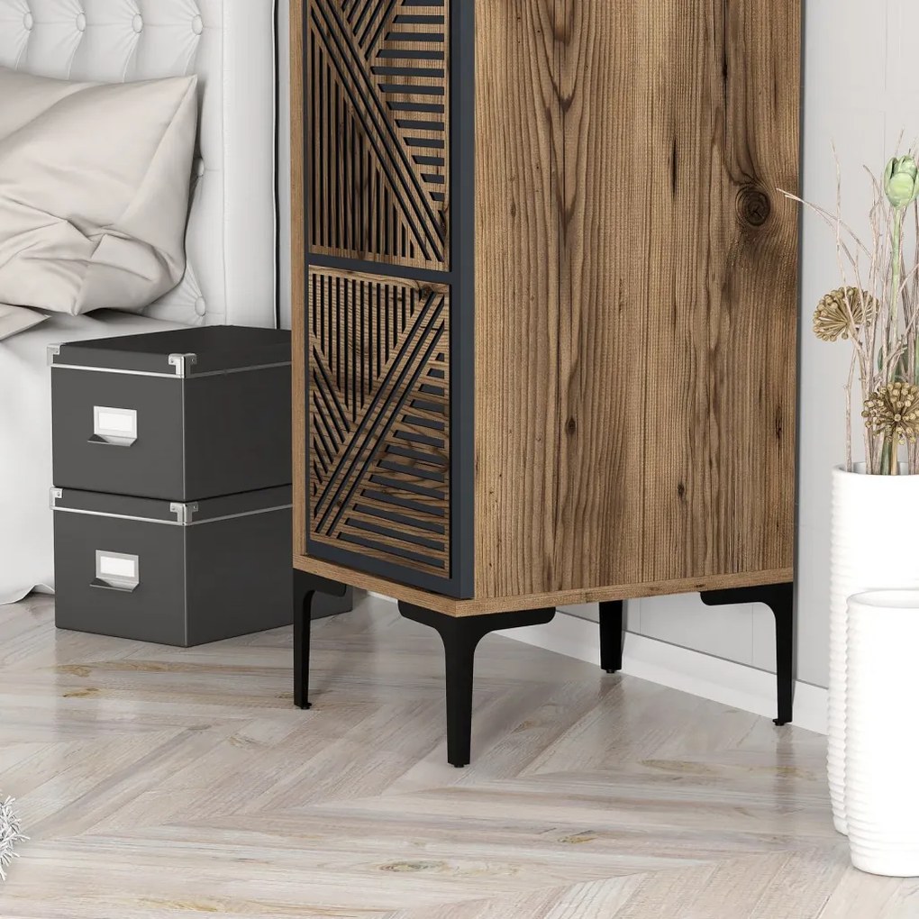 Kumsal P - Walnut, Anthracite