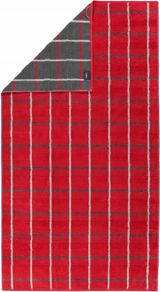 Square strandtörölköző 80x200 piros 560g/m2 100% pamut Cawoe