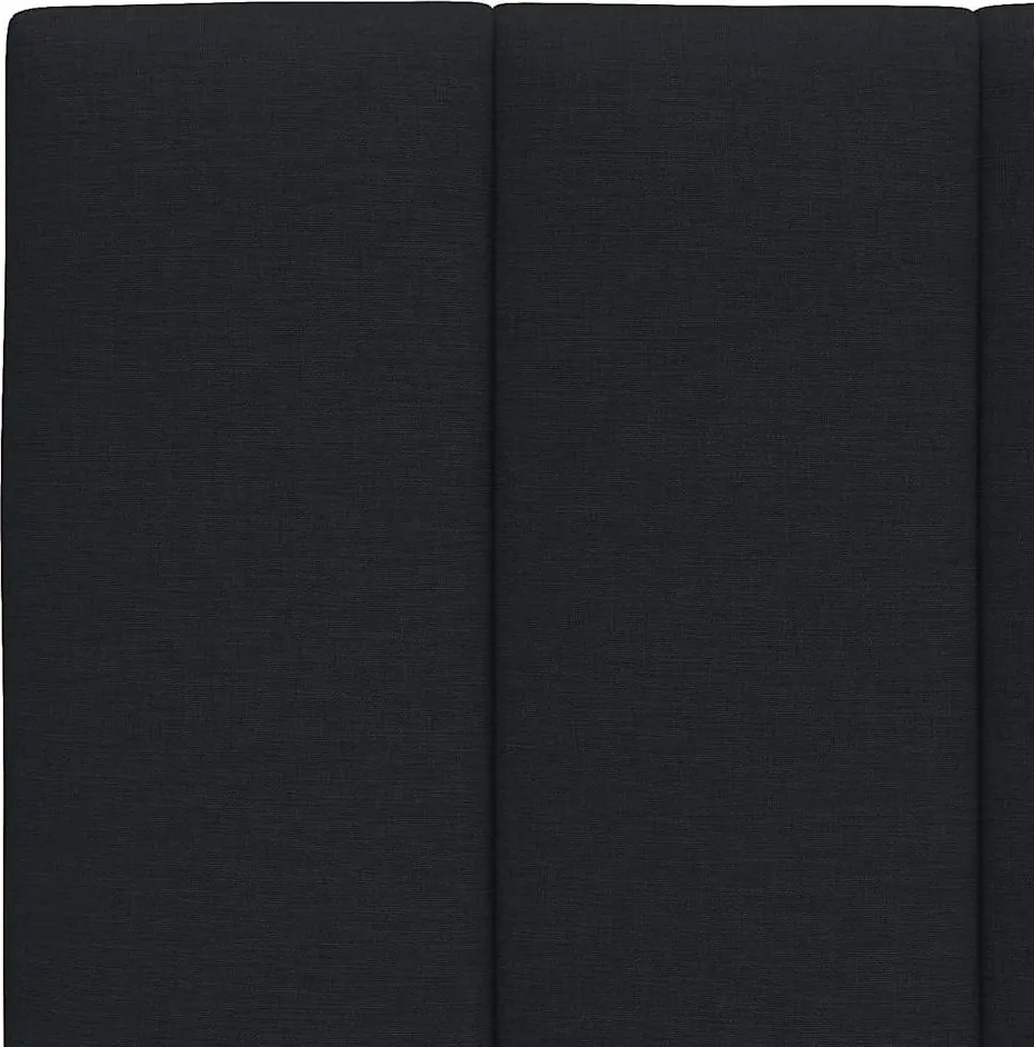 fekete szövet fejtámla párna Hanko 140 cm