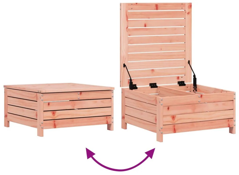 3 részes tömör duglászfenyő kerti kanapészett