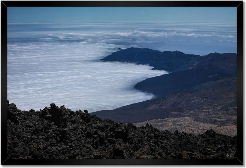 Poszterek keretben 60x40 A kilátás a felhőkbe süllyed