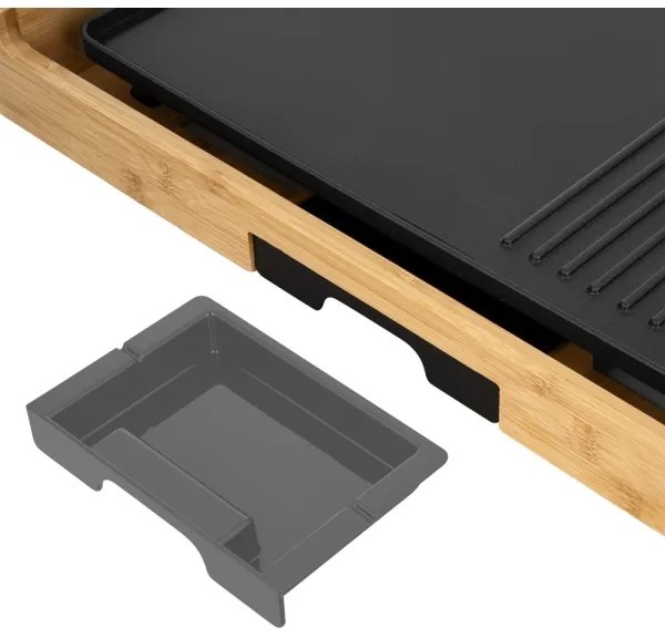 Sencor - Asztali elektromos grill 1800W/230V bambusz