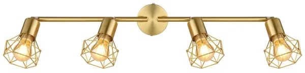 Globo 54802GB-4 - spotlámpa XARA I 4xE14/40W/230V arany