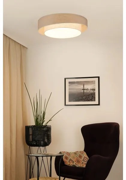 Brilagi - LED Mennyezeti lámpa DOVER SHINE LED/26W/230V átm. 60 cm szürke/krémes