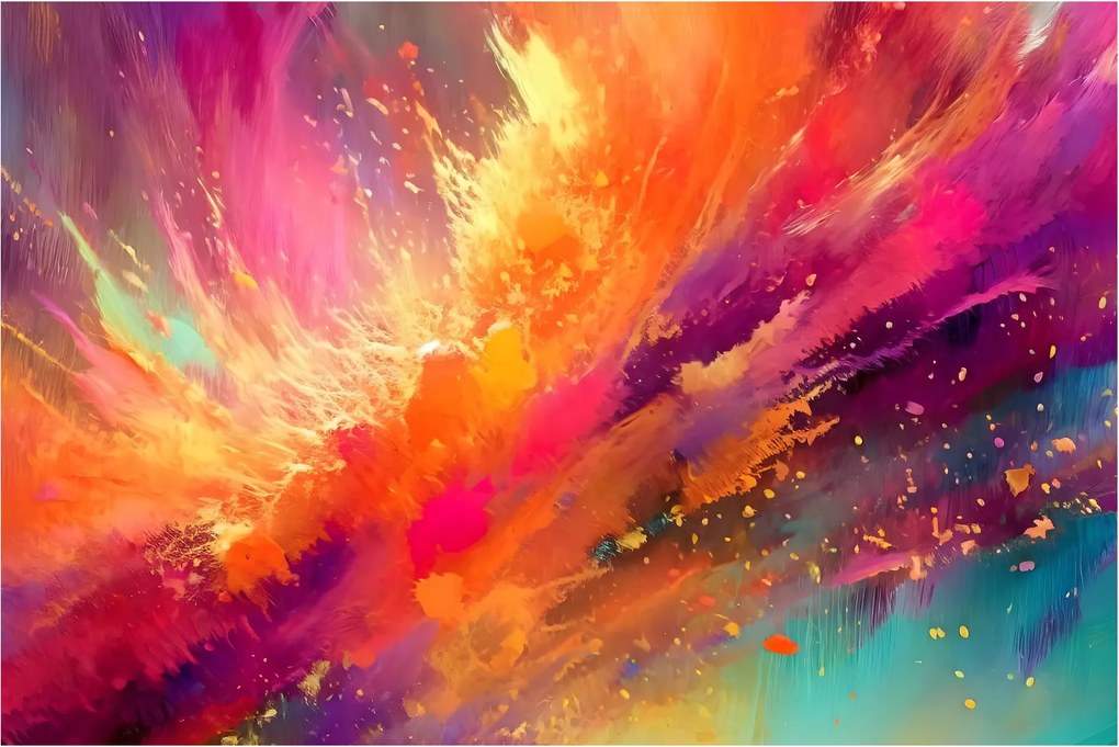 Kép - Dinamikus absztrakció (90x60 cm)