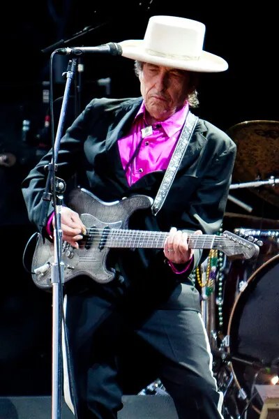 Fotográfia Bob Dylan in concert in Uk, 2010