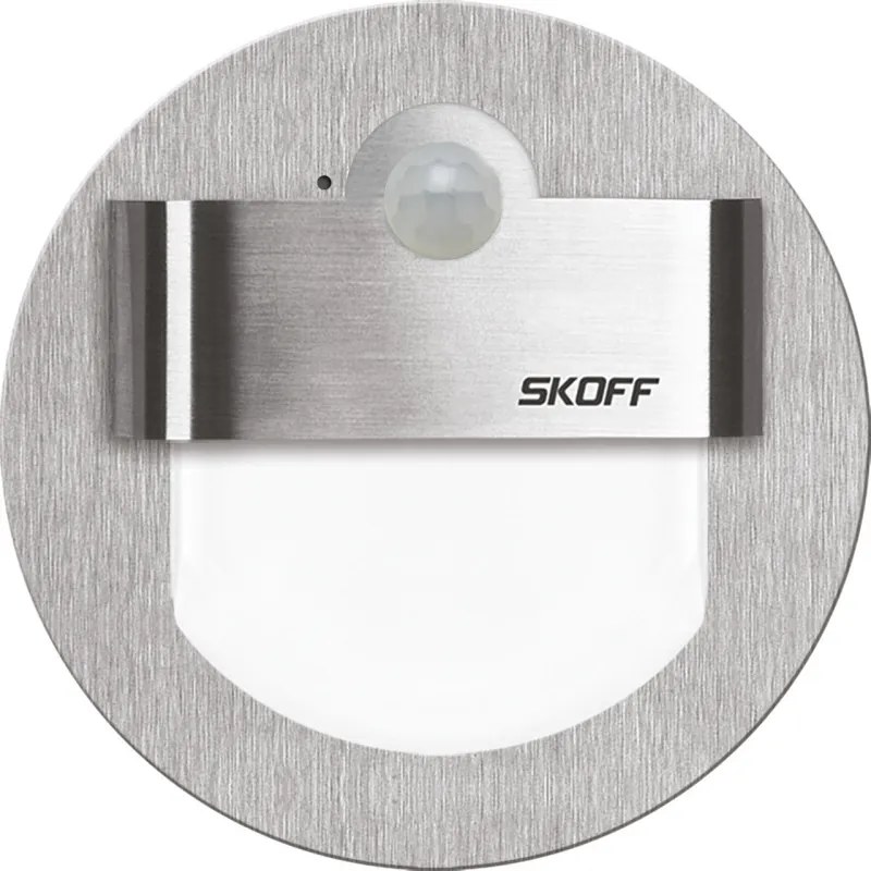 Skoff RUEDA LED PIR 120° MJ-RUE-K-H-1-ML-ML-01 Beépíthető lépcsőházi lámpa 3000K IP20
