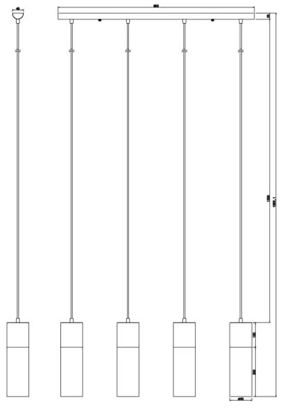 GLOBO 21000-4HN - Csillár zsinóron ANNIKA 4xE27/25W/230V króm