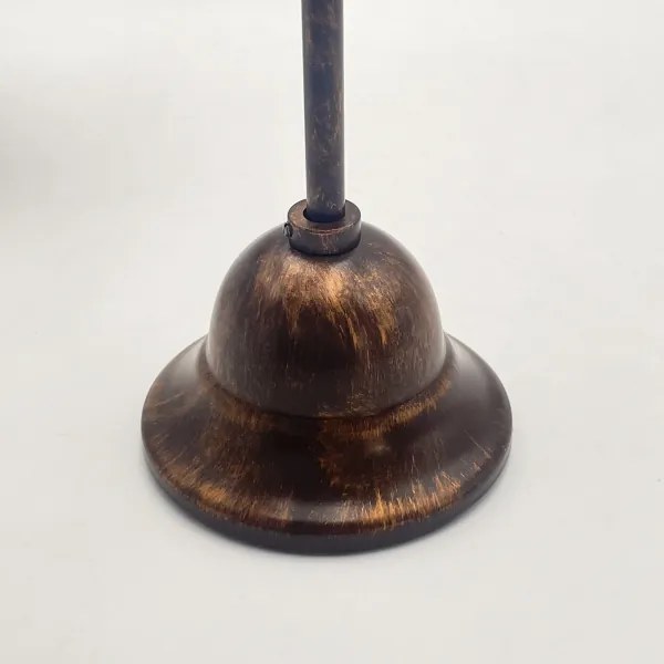 Csillár láncon RETRO 2xE27/60W/230V réz/patinás