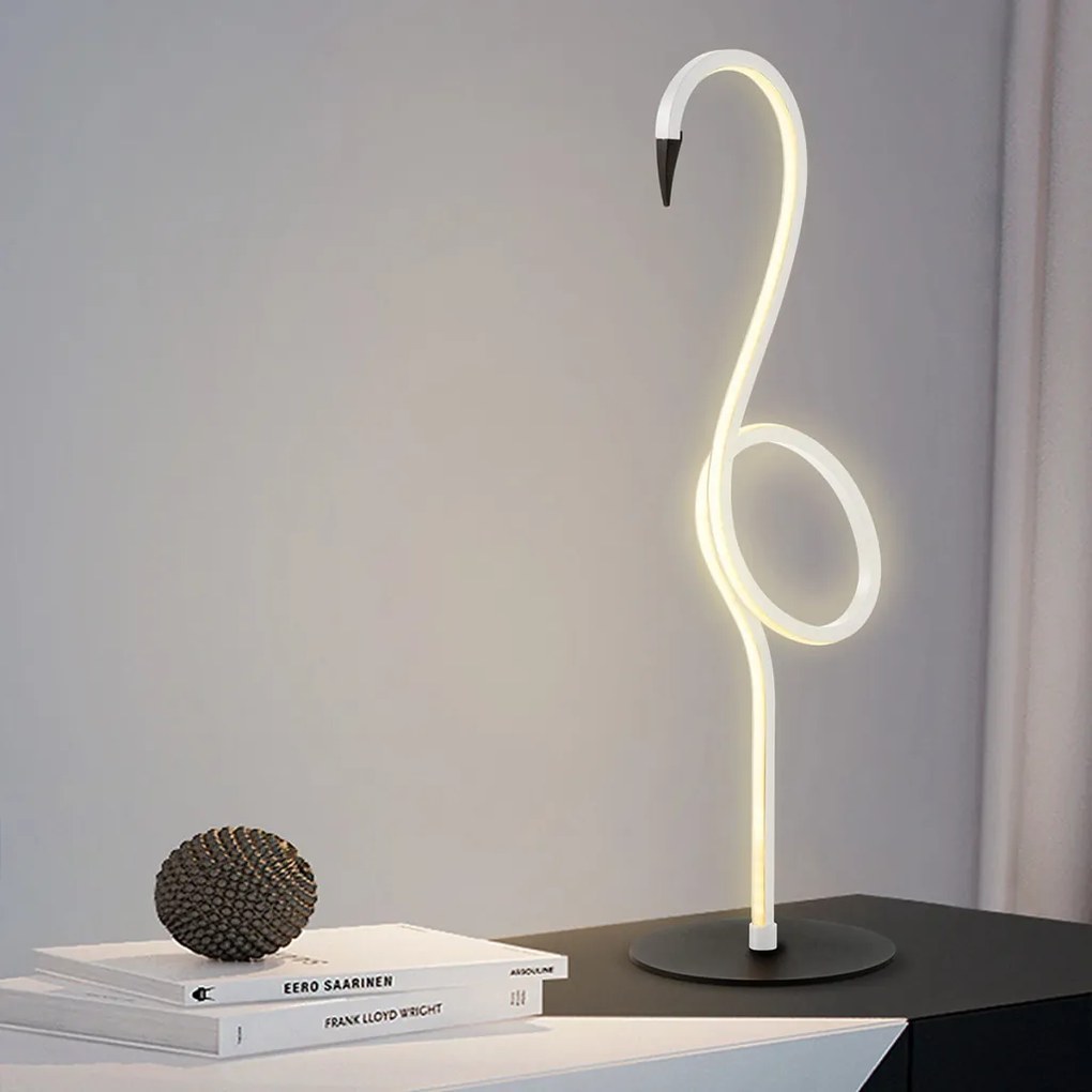 Elstead Lighting Flamingo FLAMINGO-TL-WHT Asztali lámpa 1x6 W /LED 3000 K 420 lm
