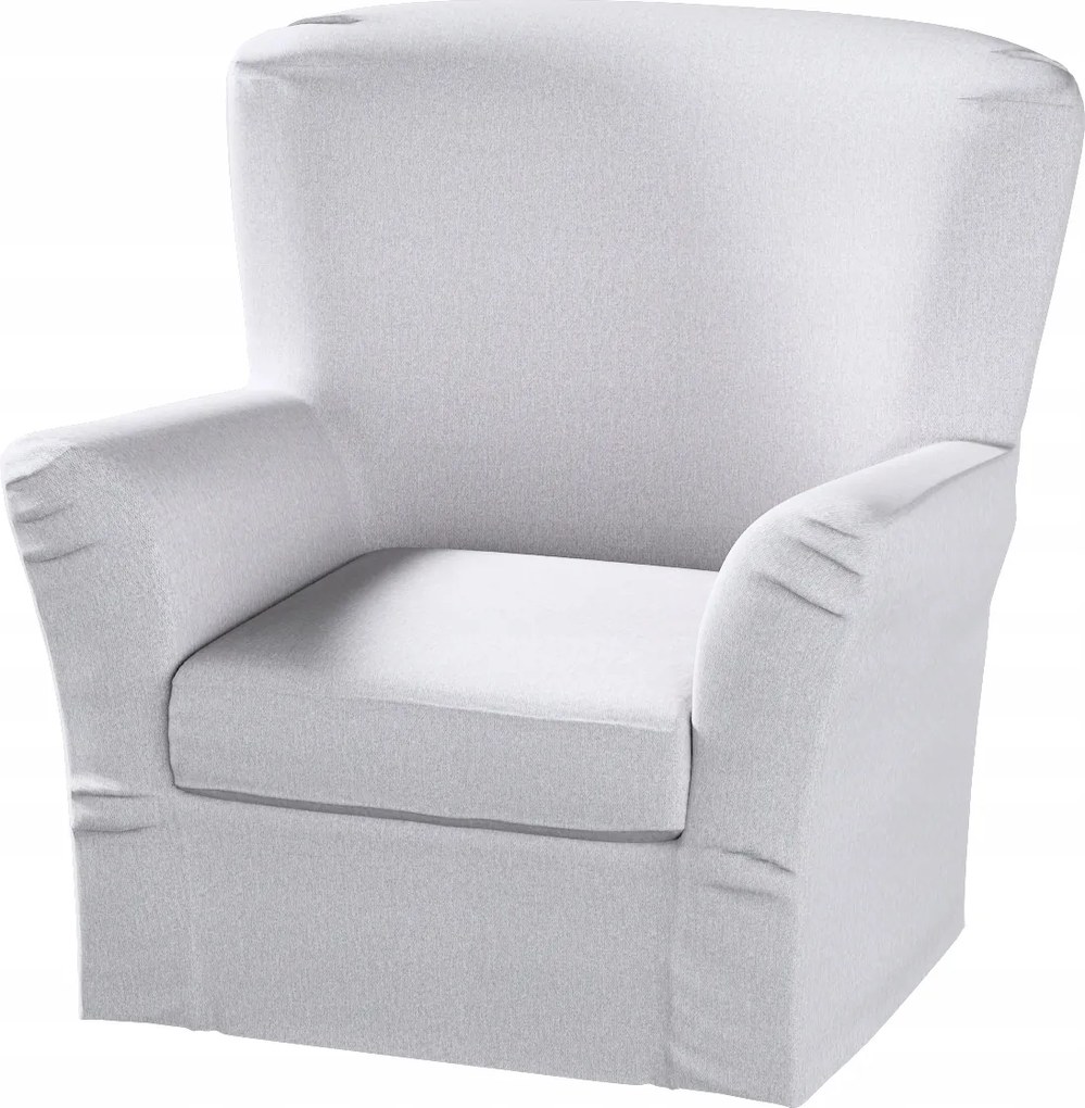Dekoria Tomelilla magas fotelhuzat Ikea könyvjelzőkkel, szürke