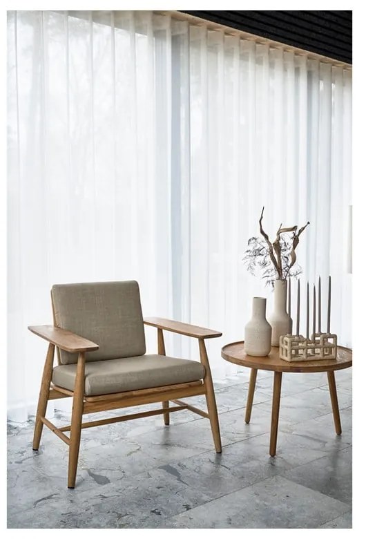 Krémszínű agyagkerámia váza Elv – Villa Collection