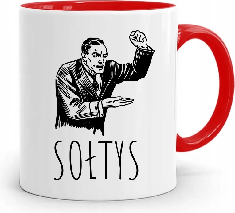 Szolnoknak Piros Szolnok Bögre Ajándék fényképes nyomtatással