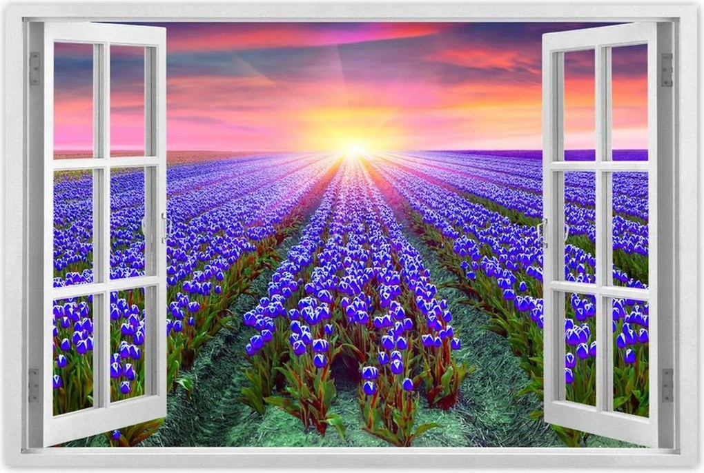 Poszter 60x40 Tulipántenger Tulipánok