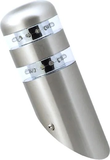 LED-es kerti fali lámpa ferde fém takarékos