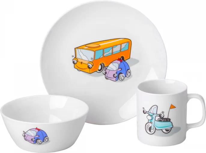 Lunasol - Cars gyermek porcelán szett 3 db - Kids world (450511)
